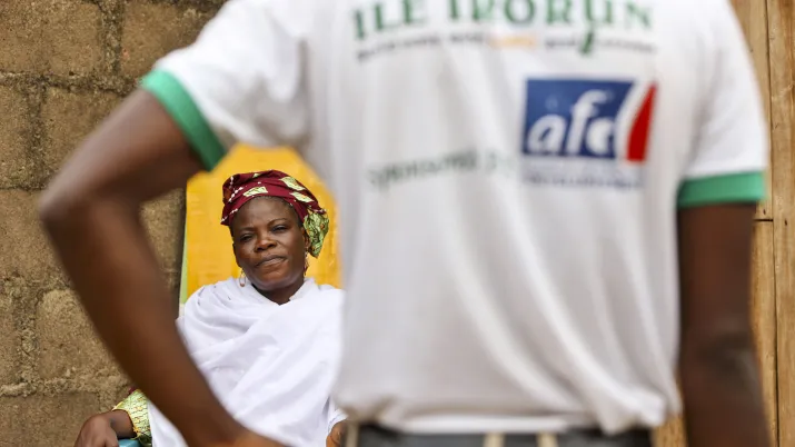 tshirt AFD, Nigeria, Afrique, équipe, microcrédit